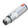 NA3FJ Adaptador Neutrik XLR 3 POLOS HEMBRA A JACK 6.3mm HEMBRA