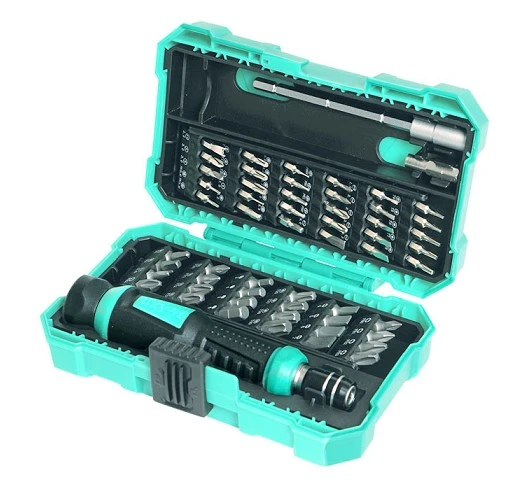 HRV7658 Destornillador Con 54 Puntas 1 HRV7658 Destornillador Con 54 Puntas