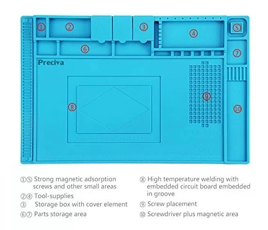 AS11 Estera De Reparacion De Silicona ESD 3 AS11 Estera De Reparacion De Silicona ESD - Imagen 3