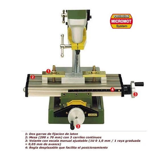 27100 Mesa Coordenadas Proxxon Micro KT70 2 27100 Mesa Coordenadas Proxxon Micro KT70 - Imagen 2