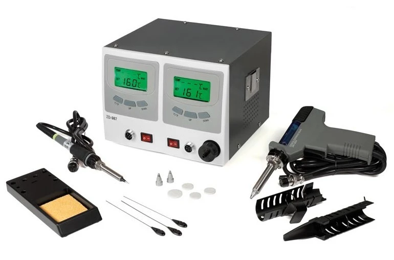 HRV7507 Estacion Soldadora Y Desoldadora Proskit 2 HRV7507 Estacion Soldadora Y Desoldadora Proskit - Imagen 2