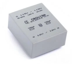 Transformador Encapsulado Extraplano 2x12V 6VA