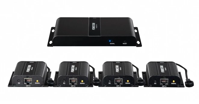 Distribuidor Y Extensor HDMI RJ45 1x4 1 Distribuidor Y Extensor HDMI RJ45 1x4